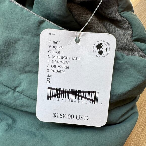 NWT Free People Movement Slalom Reversible Fleece Vest Stellar Green Grey Small - Picture 4 of 15